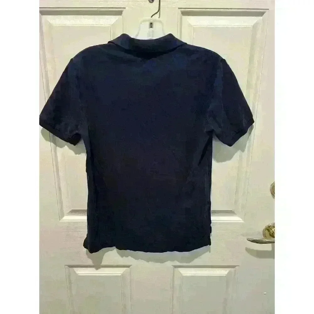 Boys Polo Ralph Lauren Navy Polo. Medium Size 10-12 Custom Fit